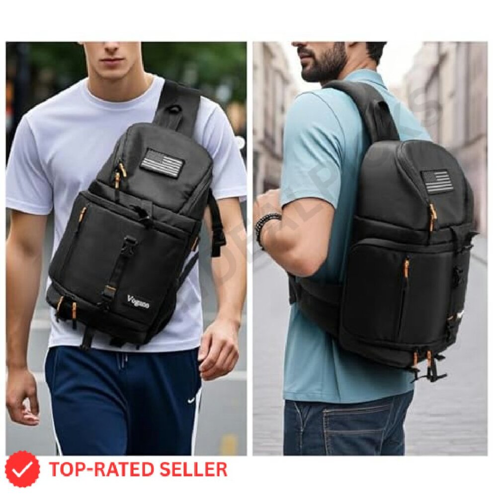 Waterproof Camera Sling Bag Adjustable Dividers T… - image 8